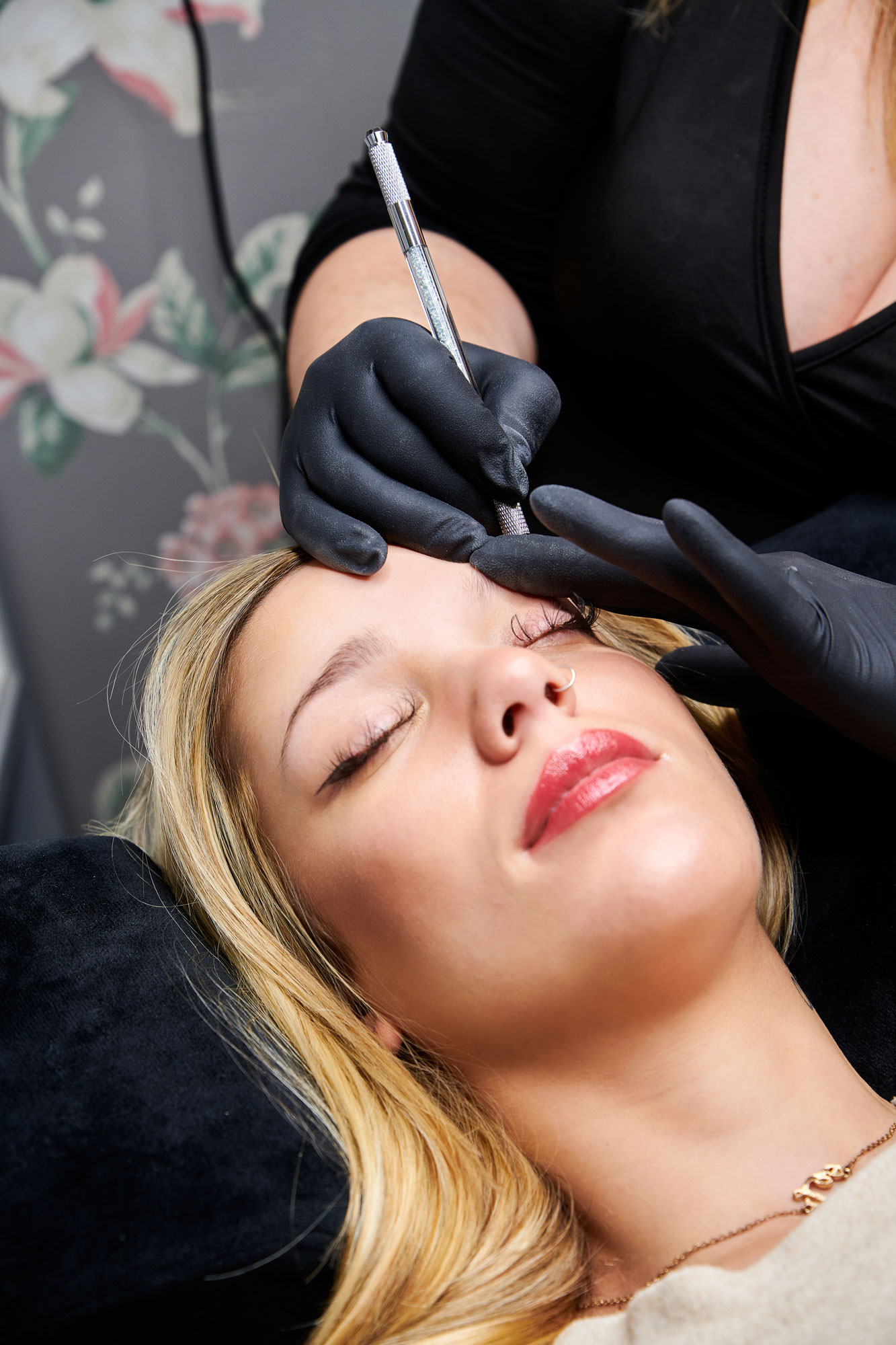 Permanent Make-up an den Lippen bei einer Kundin im beautystudio Image in Hamm und Aachen
